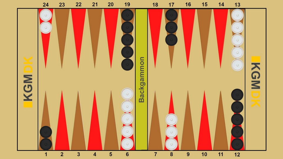 Backgammon start-træk