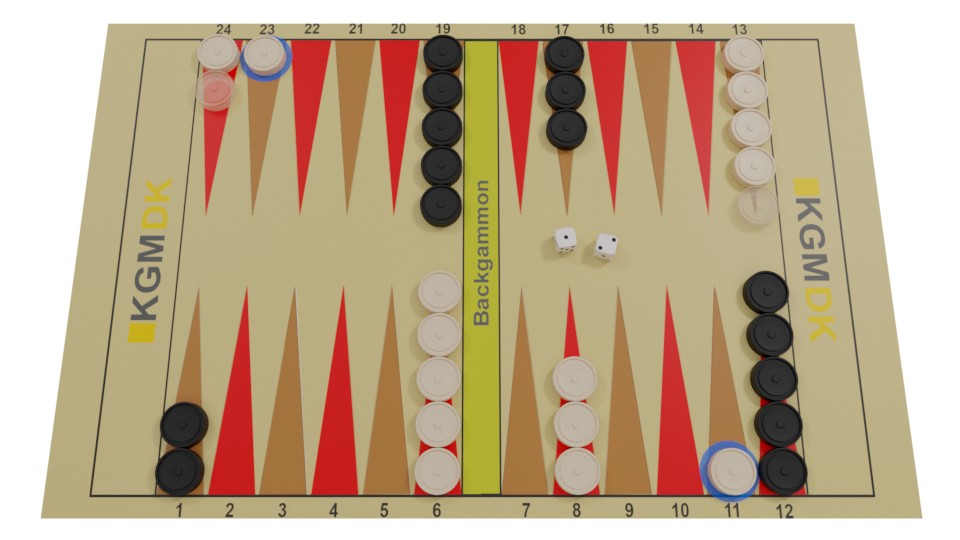 Visualisering af åbning med 2-1