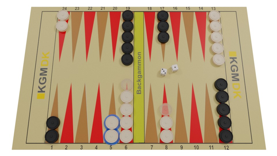Visualisering af åbning med 3-1