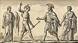 Illustration from the Illiad