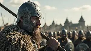 Billede af en viking