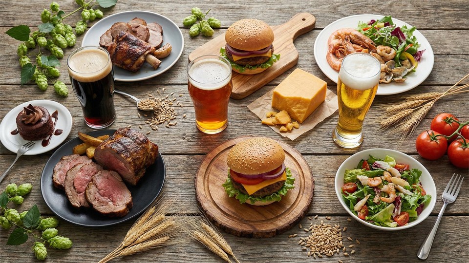 Beer and Food: The Perfect Pairing Title Image
