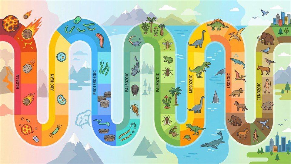 Geological Time: Earth's Primeval Clock Title Image