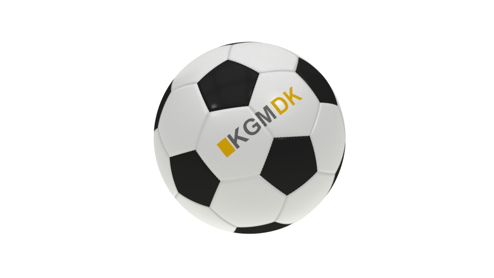 Bolden, der spilles med i fodbold