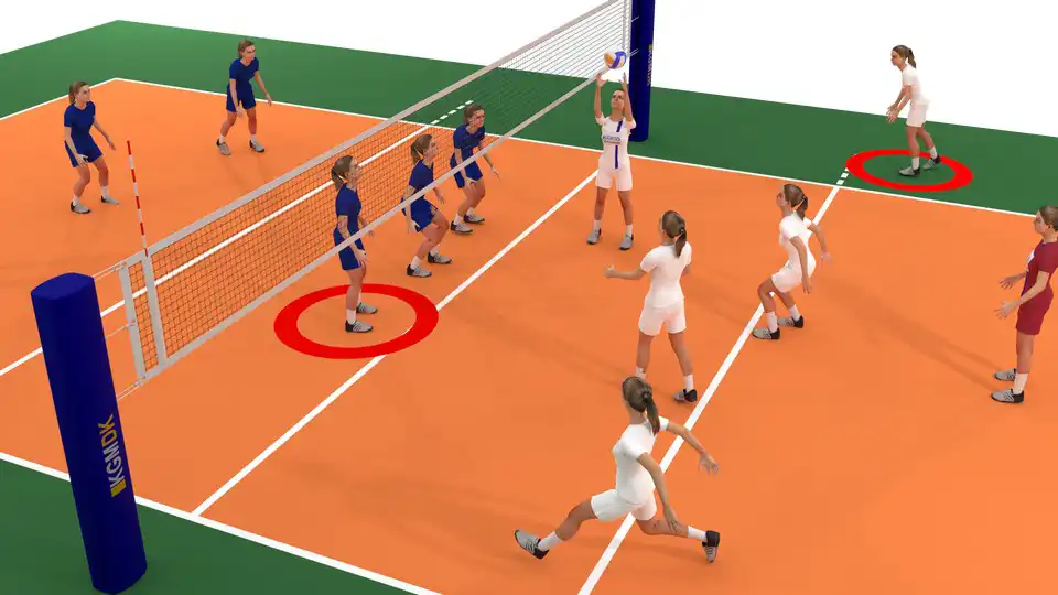 Opposite-spiller i volleyball